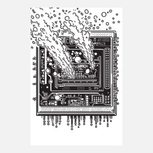 Cool Beneath the Code Print